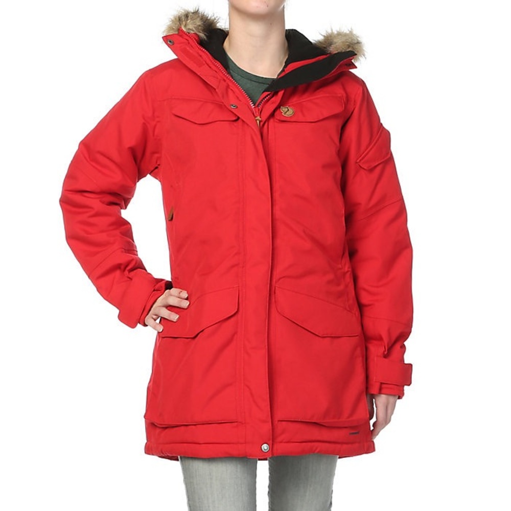 Fjallraven Nuuk Parka - Womens small red